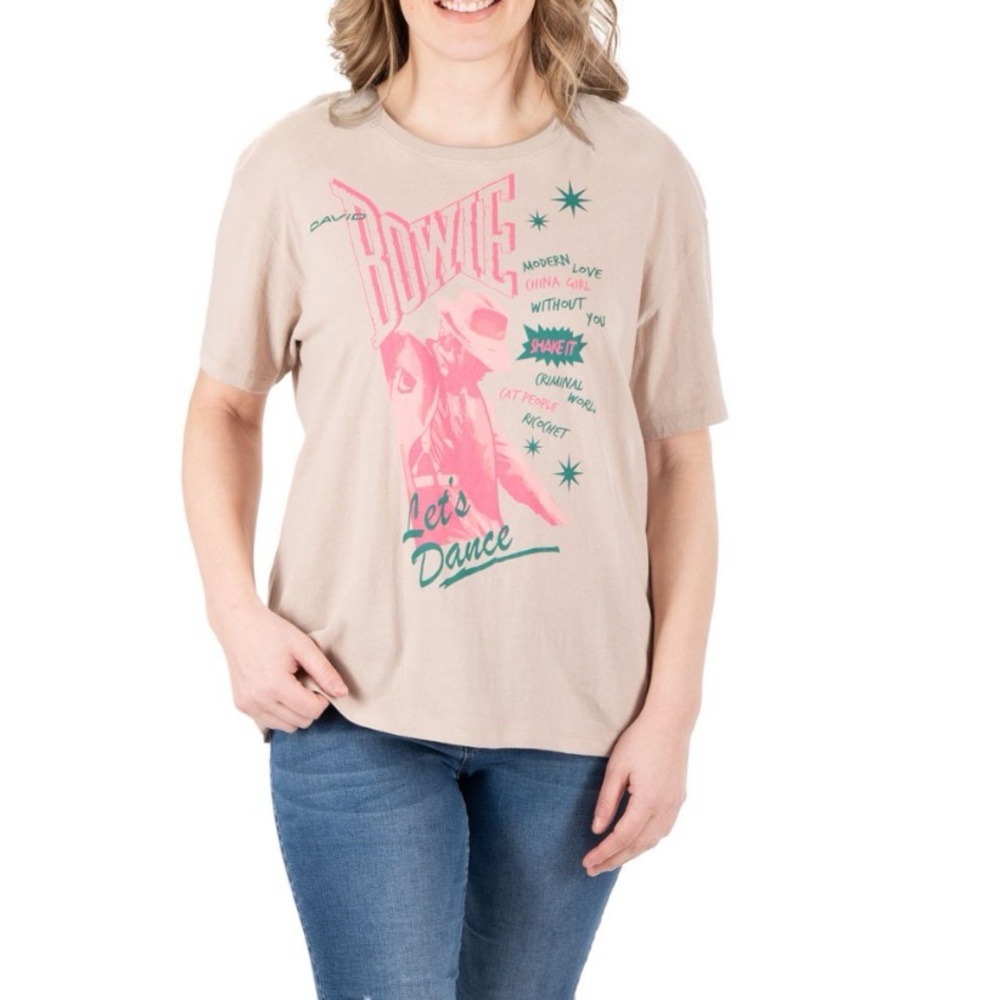 Women’s David Bowie graphic tee shirt tee shirt